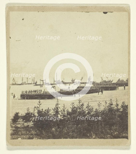 A Dress Parade of the Seventeenth New York, 1861. Creator: Unknown.