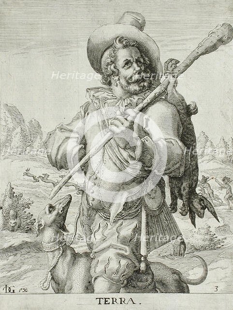 Earth, c1588. Creator: Jacques de Gheyn II.