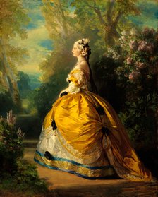The Empress Eugénie (Eugénie de Montijo, 1826-1920, Condesa de Teba), 1854. Creator: Franz Xaver Winterhalter.