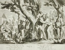 Meeting of Moses and Jethro, 1607. Creator: Willem van Swanenburg.