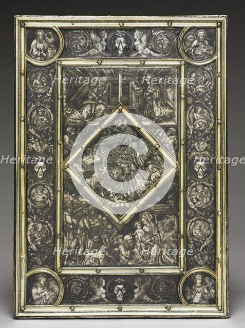 Front Cover for a Gospel Book of French Cardinal Jean La Balou (1421-1491), c. 1467-1468. Creator: Unknown.