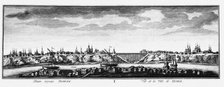 View of Tyumen, ca 1735. Artist: Lürsenius, Johann Wilhelm (1704-1771)