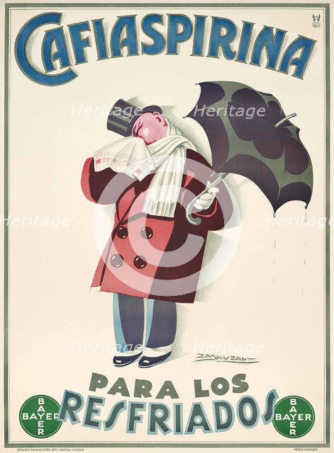 Cafiaspirina, 1930. Creator: Mauzan, Luciano Achille (1883-1952).