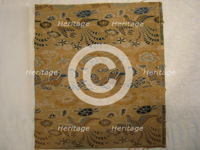 Fragment, Japan, Meiji period (1868-1912), 1875/1900. Creator: Unknown.