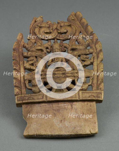 Crown Panel Depicting a Tathaghata, 12th century. Creator: Unknown.