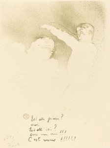 At the Varieties: Mlle. Lender et Brasseur (Aux variétiés: Mlle. Lender et Brasseur), 1893. Creator: Henri de Toulouse-Lautrec.