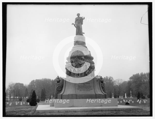 Confederate Memorial, Arlington Cemetery, between 1910 and 1920. Creator: Harris & Ewing.