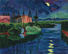 Evening  , c1922. Creator: Pechstein, Hermann Max (1881-1955).