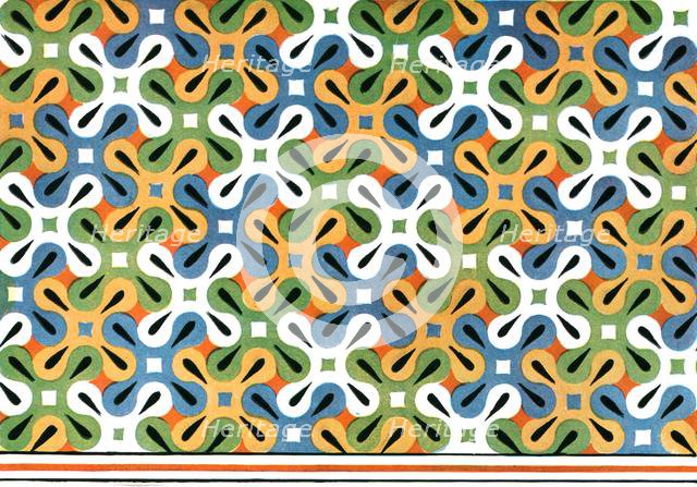 Painted ceiling in the tomb of Amenemhet at Thebes, Egypt, (1928). Creator: Unknown.