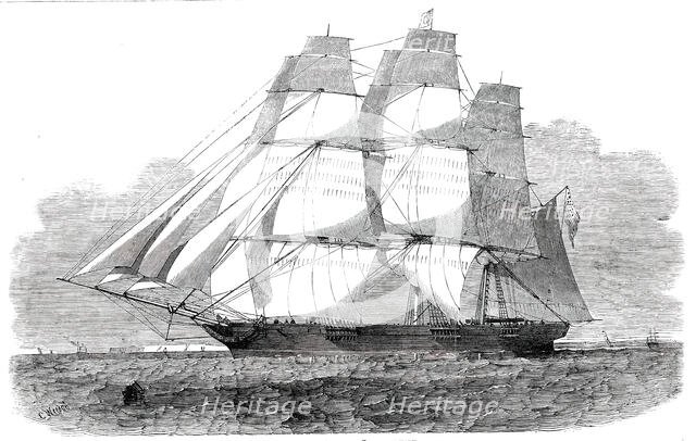 The Ship "Oriental", of New York, 1850. Creator: Unknown.