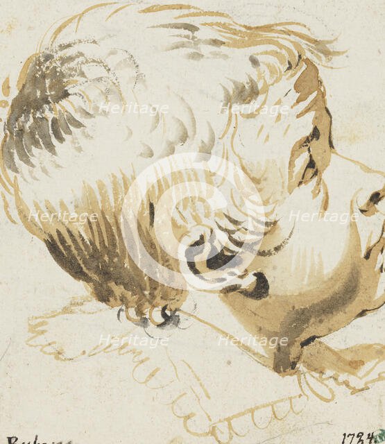 Boy's head, right profile. Creator: Jacob van Campen.