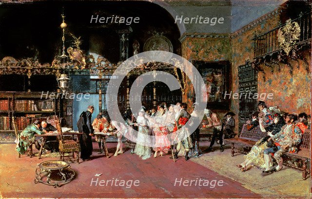  'The Vicarage', 1870, oil by Marià Fortuny.