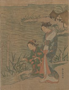 Two Young Ladies at the Shore, ca. 1768., ca. 1768. Creator: Suzuki Harunobu.