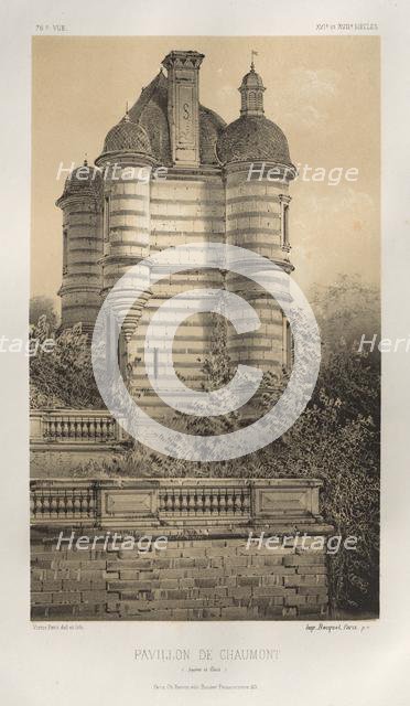 ...Pl. 76, Pavillon De Chaumont (Saône et Loire), 1860. Creator: Victor Petit (French, 1817-1874).