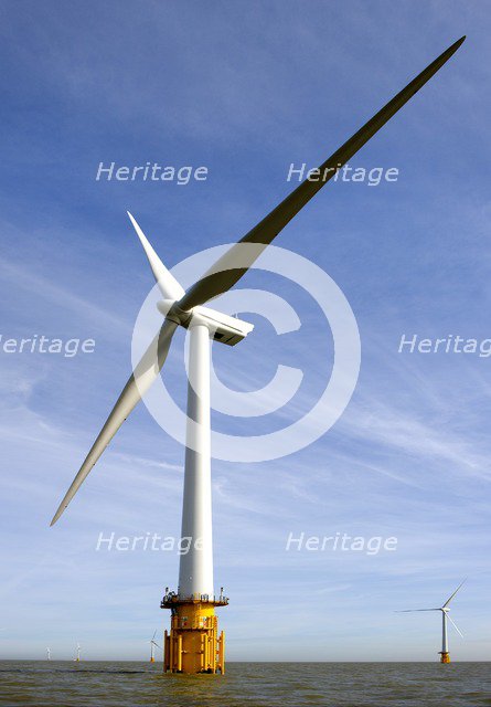 Offshore wind turbines, Kent, 2010. Artist: Historic England Staff Photographer.