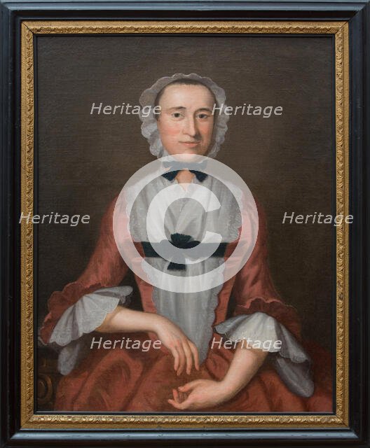 Mrs. William Allen, between 1756 and 1758. Creator: Johan Hesselius.