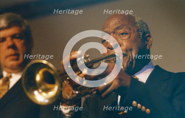 Joe Wilder and Randy Sandke, Swinging Jazz Party, Blackpool, 2005. Creator: Brian Foskett.