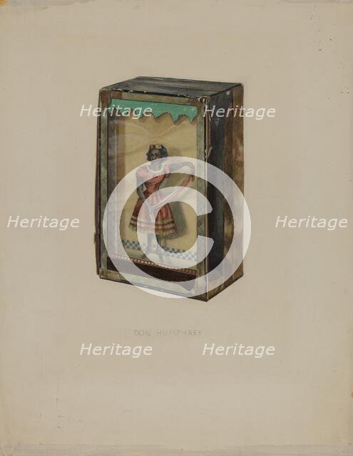 Dancing Doll in a Box, 1935/1942. Creator: Donald Humphrey.