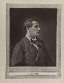 Portrait of the poet François Coppée (1842-1908), c. 1875. Creator: Nadar, Gaspard-Félix (1820-1910).