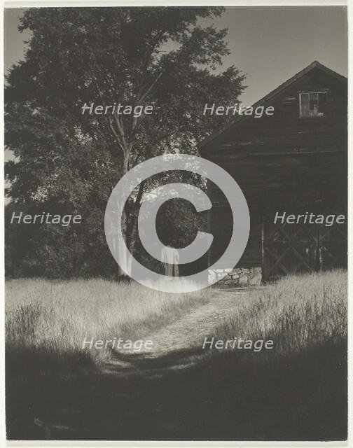 Barn, Lake George, 1936. Creator: Alfred Stieglitz.