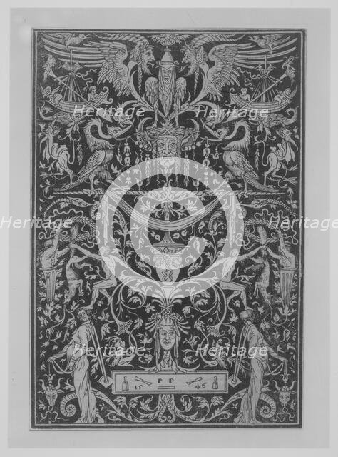 Ornament Print Panel, early 16th century., early 16th century. Creator: Peter Flotner.