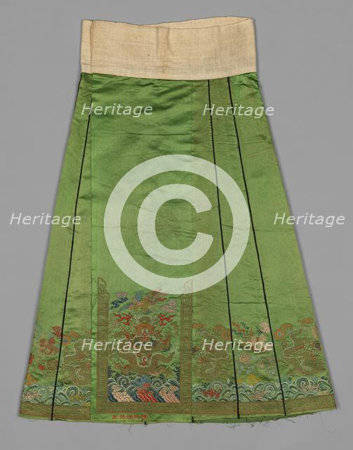 Skirt, late 19th century. Creator: Unknown.