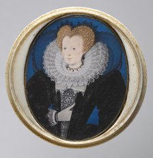 Portrait of a Woman, 1590s. Creator: Nicholas Hilliard (British, c. 1547-1619), studio of.