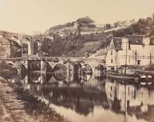 Port de Dinan, Brittany, 1856. Creator: WA Mansell.