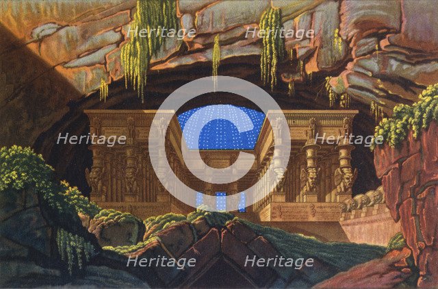 The temple of Isis and Osiris where Sarastro was High Priest, c1816. Artist: Karl Friedrich Schinkel