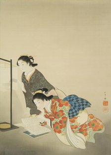 A Long Night, 1907. Creator: Shoen, Uemura (1875-1949).