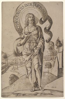 Saint John the Baptist, 1500-1506. Creator: Girolamo Mocetto.