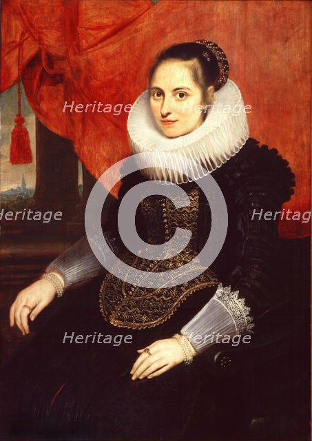 Maria van Ghinderdeuren , 1625. Creator: Vos, Cornelis de (1584-1651).