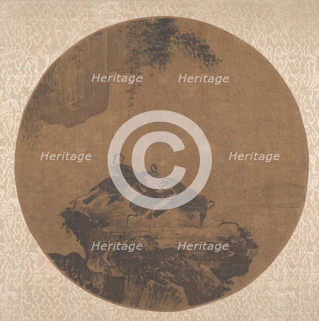 Cormorants on Rock. Creator: Unknown.