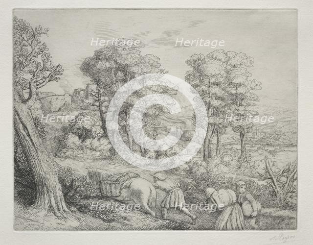 The Return to the Farm (Le Retour à la Ferme). Creator: Alphonse Legros (French, 1837-1911).