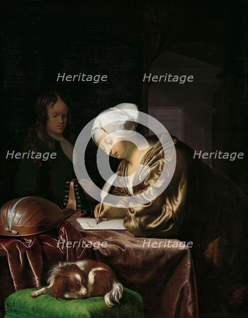 The Letter Writer, 1680. Creator: Frans van Mieris I.