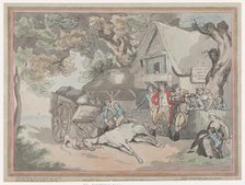The Cart Horse (from The Life of a Racehourse, or The High-Mettled Racer), July 2..., July 20, 1789. Creator: Thomas Rowlandson.