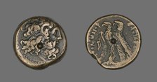 Coin Depicting the God Zeus, 117-111 BCE, issued by Ptolemy X (Soter II). Creator: Unknown.