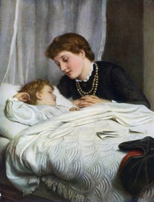 'Mother's Darling', 1884, (1912).Artist: Joseph Clark