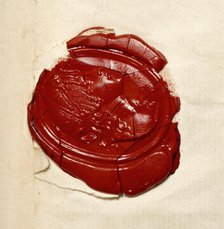 Seal from letter of Lord Nelson, 1801. Creator: Unknown.