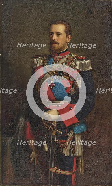 Portrait of Duke Eugen of Württemberg (1846-1877). Creator: Anonymous.
