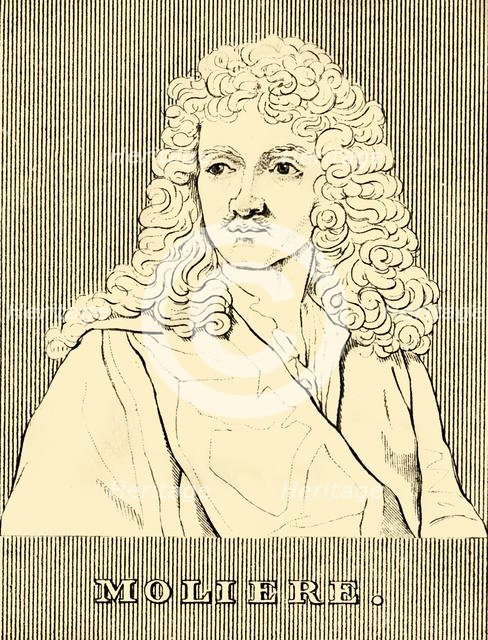 'Moliere', (1622-1673), 1830. Creator: Unknown.
