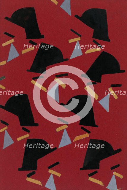 Untitled (Textile design no II),  c1925. Creator: Frances Hodgkins.