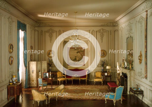 E-21: French Boudoir of the Louis XV Period, 1740-60, United States, c. 1937. Creator: Narcissa Niblack Thorne.