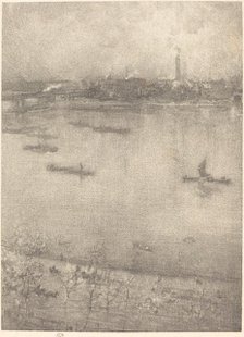 The Thames, 1896. Creator: James Abbott McNeill Whistler.