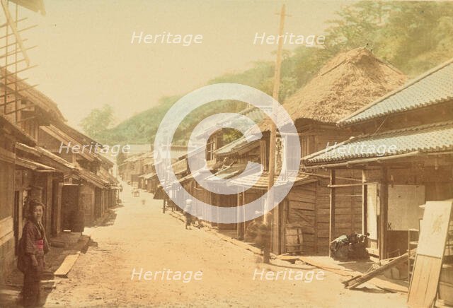 The Tokaido Road Through Kanagawa, 1897. Creator: Ogawa Kazumasa.