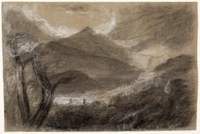 Schroon Mountain, Adirondacks, c1837. Creator: Thomas Cole.