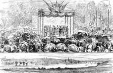 Princess Beatrice opening the Duthie Park at Aberdeen, 1883. Creator: Unknown.