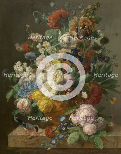 Flowers in a Vase, c1780-1840. Creator: Jan Frans Eliaerts.