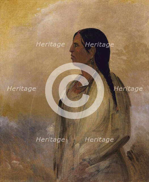 A Choctaw Woman, 1834. Creator: George Catlin.