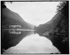 Cascade House and upper lake, Adirondack Mountains, c1902. Creator: William H. Jackson.